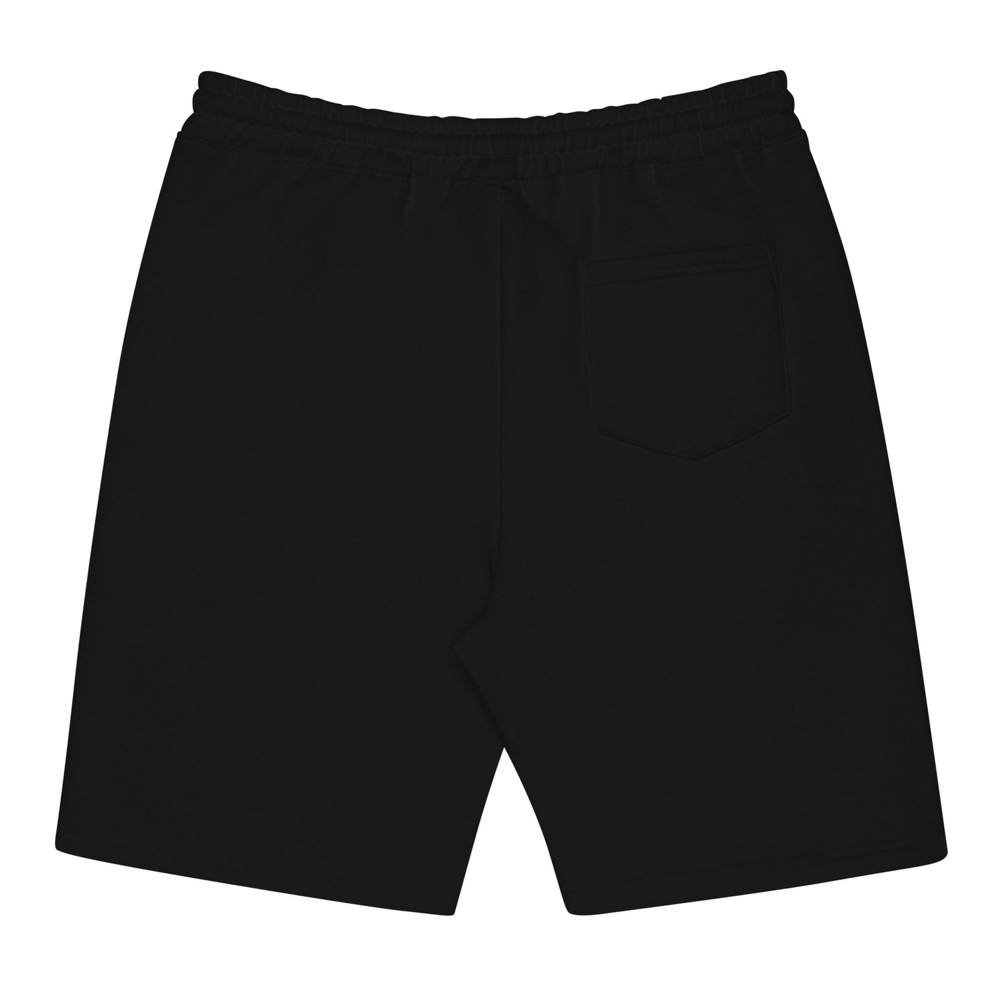 Men's fleece shorts - white logo