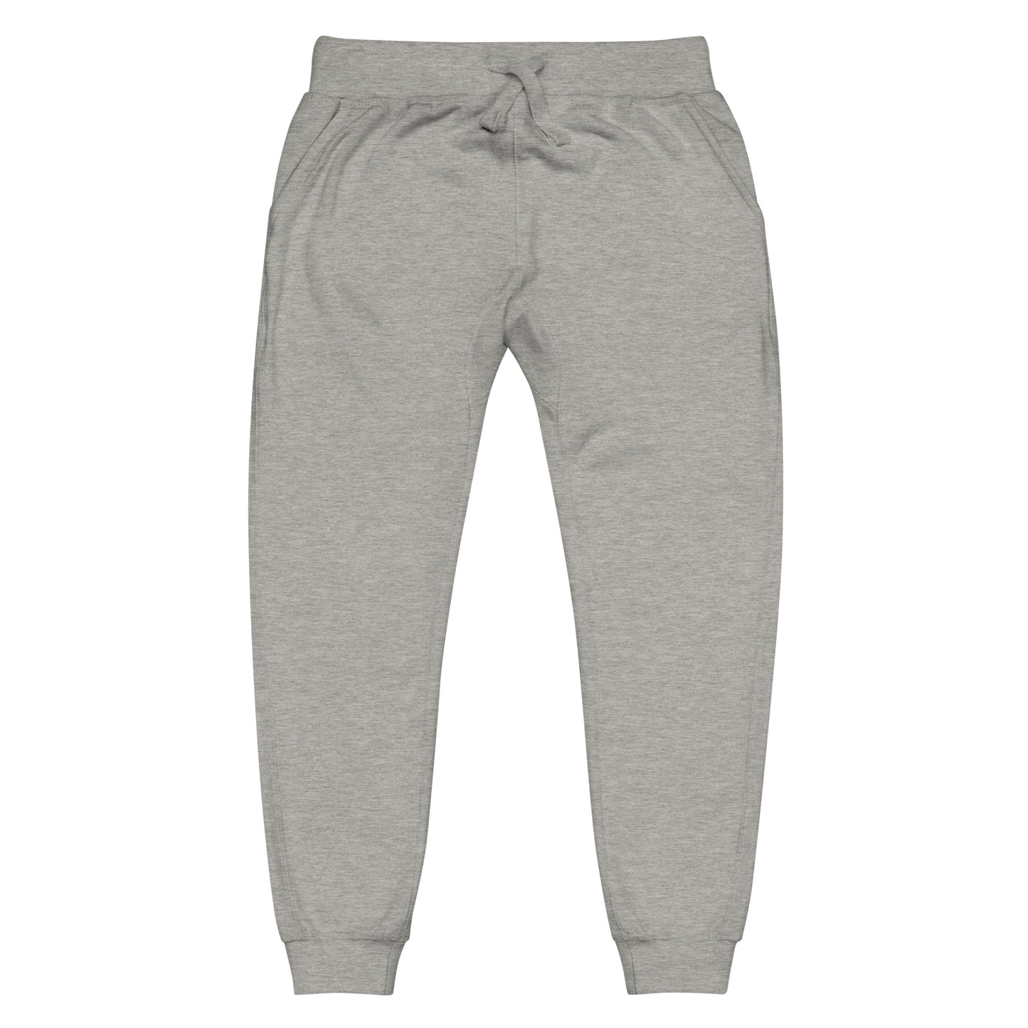 Unisex fleece sweatpants - black logo